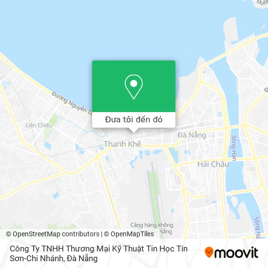 Bản đồ Công Ty TNHH Thương Mại Kỹ Thuật Tin Học Tín Sơn-Chi Nhánh