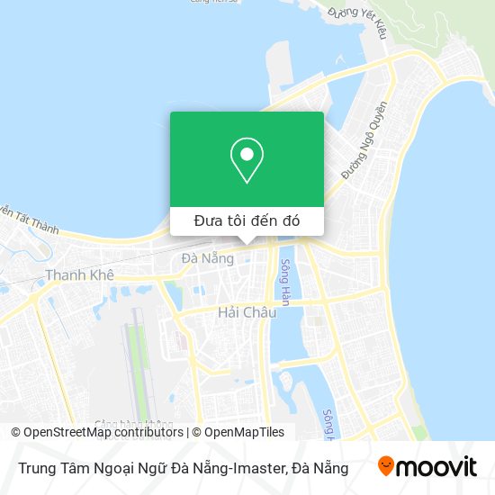 Bản đồ Trung Tâm Ngoại Ngữ Đà Nẵng-Imaster