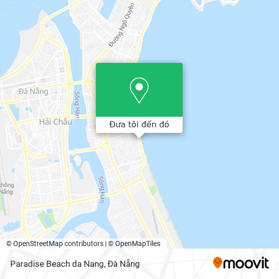 Bản đồ Paradise Beach da Nang
