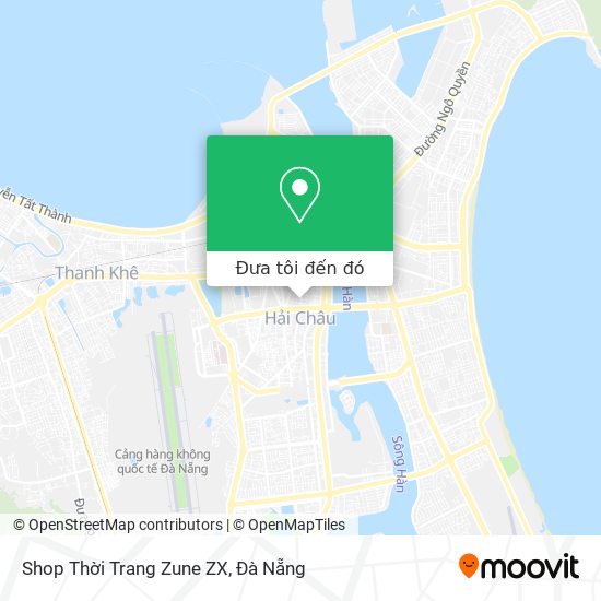 Bản đồ Shop Thời Trang Zune ZX