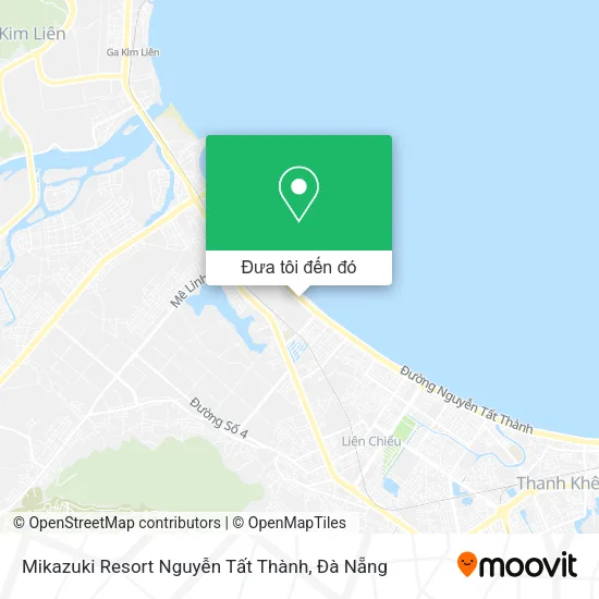 Bản đồ Mikazuki Resort Nguyễn Tất Thành