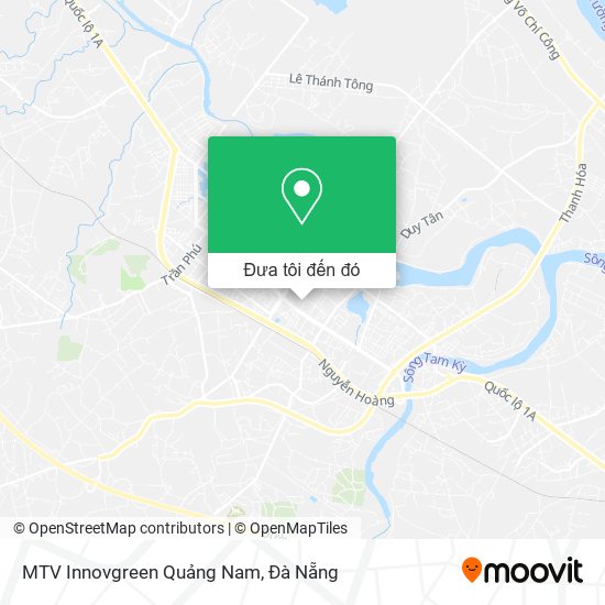 Bản đồ MTV Innovgreen Quảng Nam