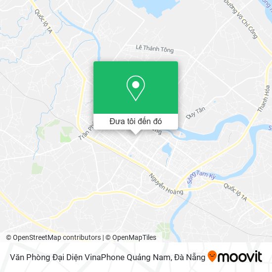 Bản đồ Văn Phòng Đại Diện VinaPhone Quảng Nam