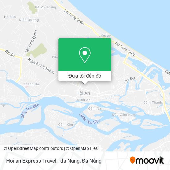 Bản đồ Hoi an Express Travel - da Nang