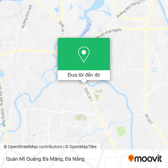 Bản đồ Quán Mì Quảng Bà Mãng