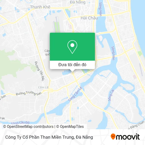 Bản đồ Công Ty Cổ Phần Than Miền Trung