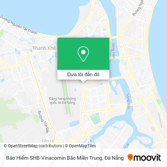 Bản đồ Bảo Hiểm SHB-Vinacomin Bắc Miền Trung