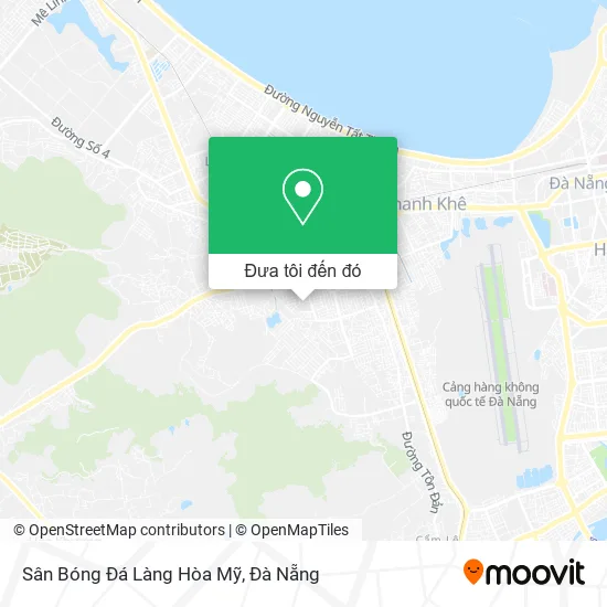 Bản đồ Sân Bóng Đá Làng Hòa Mỹ