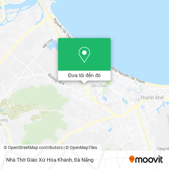Bản đồ Nhà Thờ Giáo Xứ Hòa Khánh