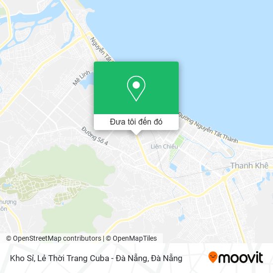 Bản đồ Kho Sỉ, Lẻ Thời Trang Cuba - Đà Nẵng