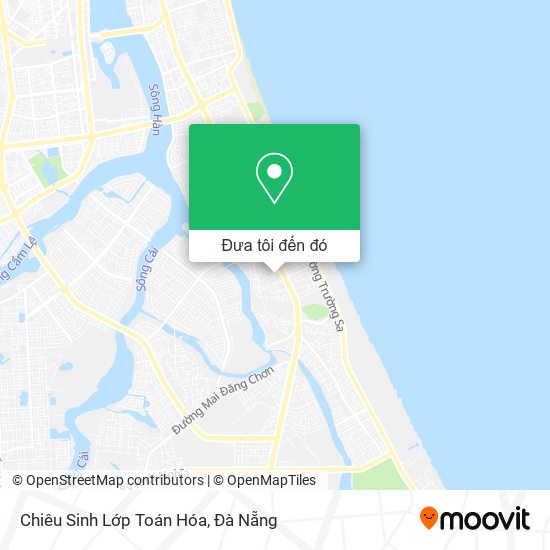 Bản đồ Chiêu Sinh Lớp Toán Hóa