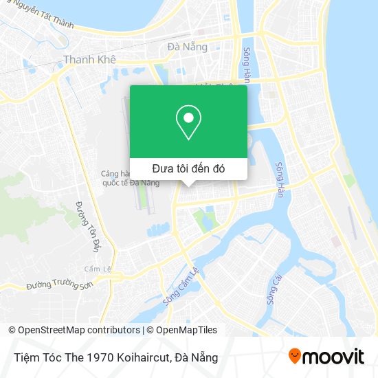 Bản đồ Tiệm Tóc The 1970 Koihaircut