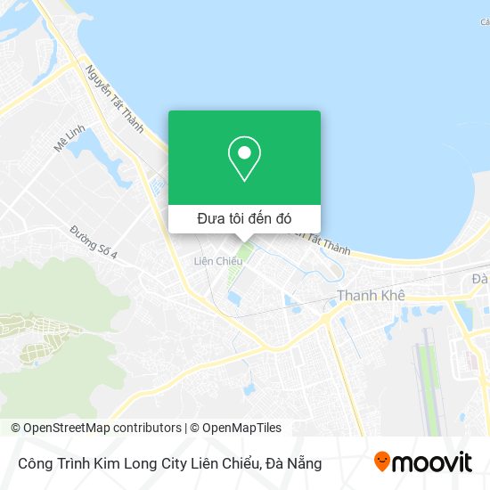 Bản đồ Công Trình Kim Long City Liên Chiểu