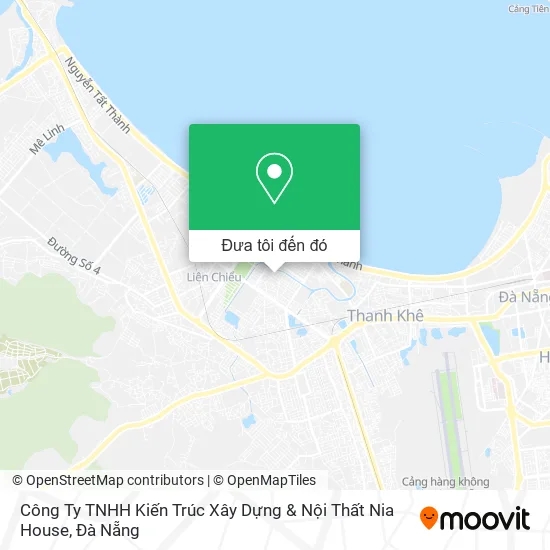 Bản đồ Công Ty TNHH Kiến Trúc Xây Dựng & Nội Thất Nia House