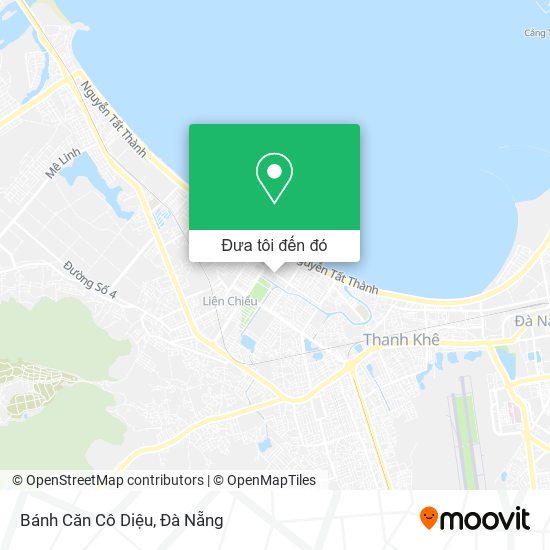Bản đồ Bánh Căn Cô Diệu