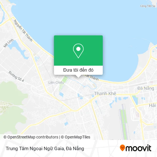 Bản đồ Trung Tâm Ngoại Ngữ Gaia