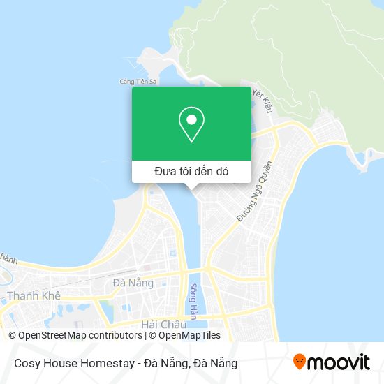 Bản đồ Cosy House Homestay - Đà Nẵng