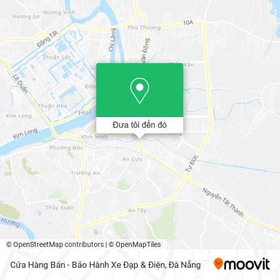Bản đồ Cửa Hàng Bán - Bảo Hành Xe Đạp & Điện