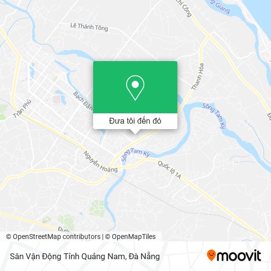 Bản đồ Sân Vận Động Tỉnh Quảng Nam