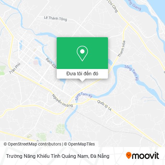 Bản đồ Trường Năng Khiếu Tỉnh Quảng Nam