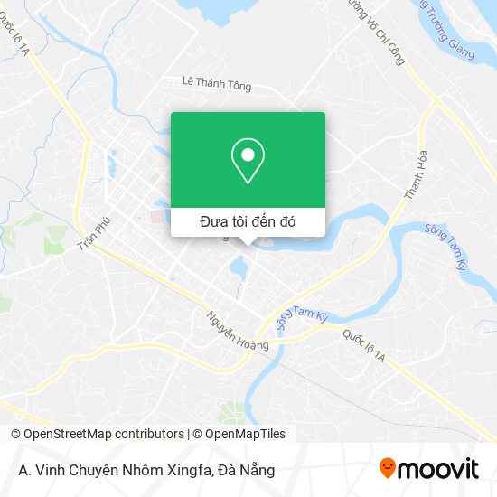 Bản đồ A. Vinh Chuyên Nhôm Xingfa