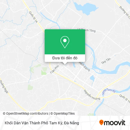 Bản đồ Khối Dân Vận Thành Phố Tam Kỳ