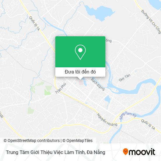Bản đồ Trung Tâm Giới Thiệu Việc Làm Tỉnh