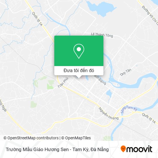 Bản đồ Trường Mẫu Giáo Hương Sen - Tam Kỳ