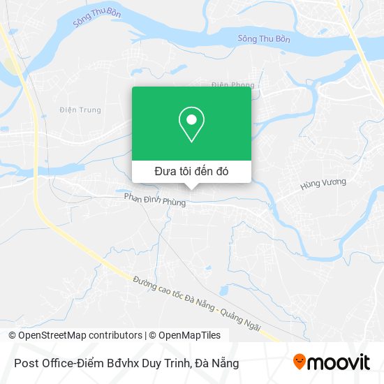 Bản đồ Post Office-Điểm Bđvhx Duy Trinh