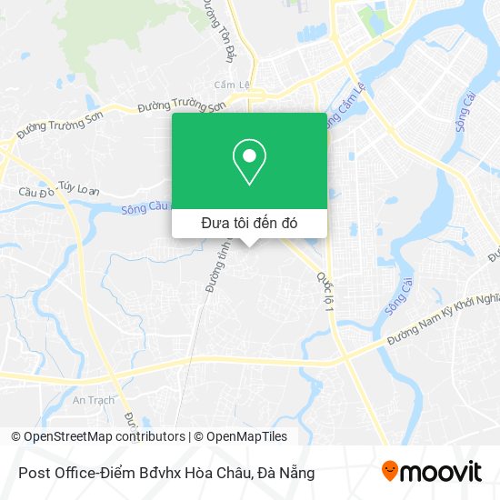 Bản đồ Post Office-Điểm Bđvhx Hòa Châu