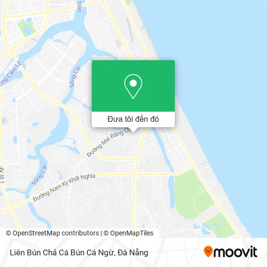 Bản đồ Liên Bún Chả Cá Bún Cá Ngừ