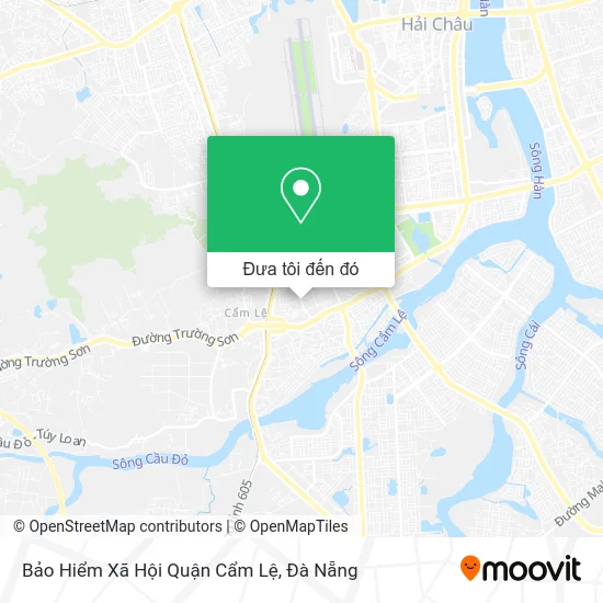 Bản đồ Bảo Hiểm Xã Hội Quận Cẩm Lệ
