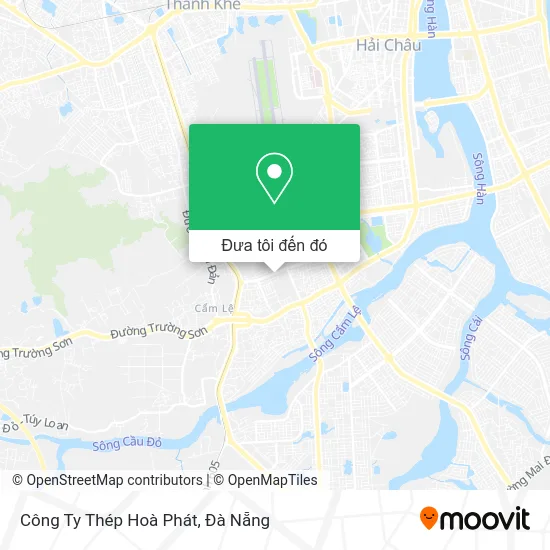 Bản đồ Công Ty Thép Hoà Phát