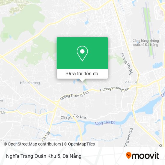 Bản đồ Nghĩa Trang Quân Khu 5