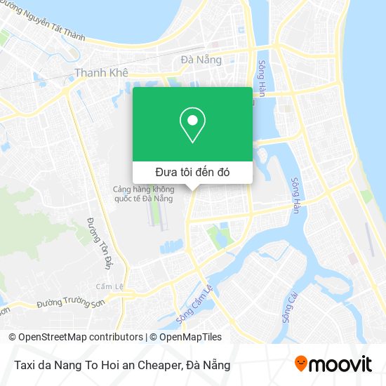 Bản đồ Taxi da Nang To Hoi an Cheaper
