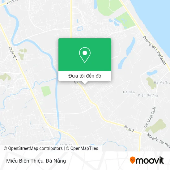 Bản đồ Miếu Biện Thiệu