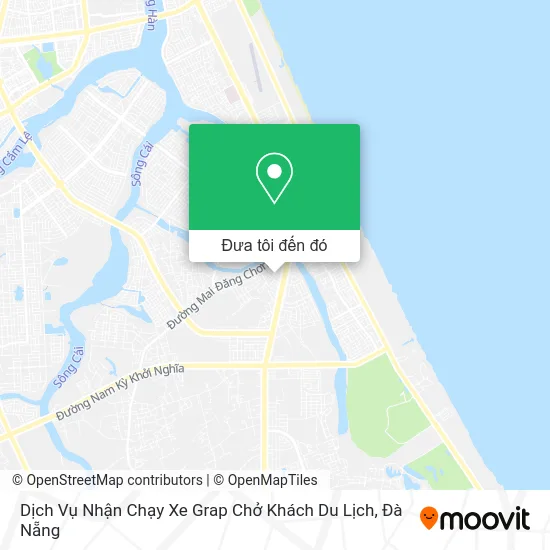 Bản đồ Dịch Vụ Nhận Chạy Xe Grap Chở Khách Du Lịch