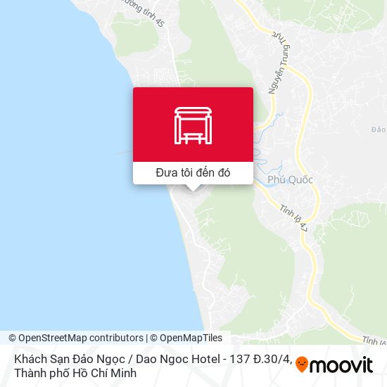 Bản đồ Khách Sạn Đảo Ngọc / Dao Ngoc Hotel - 137 Đ.30 / 4