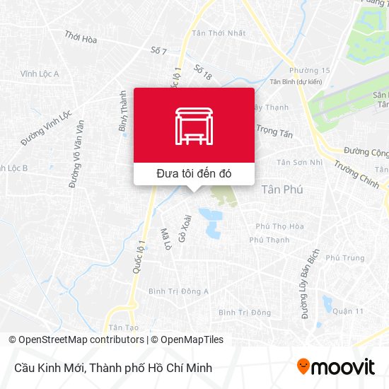 Bản đồ Cầu Kinh Mới