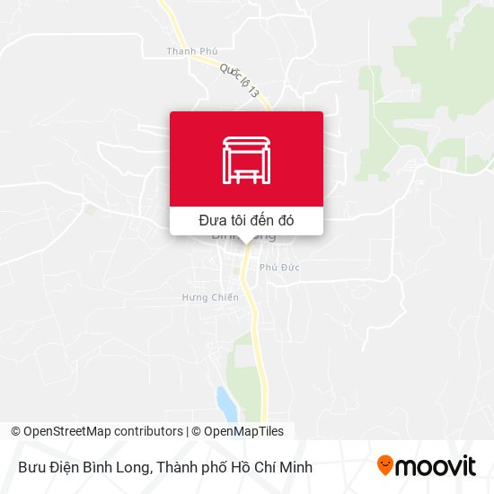 Bản đồ Bưu Điện Bình Long