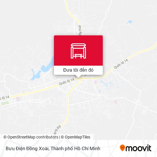 Bản đồ Bưu Điện Đồng Xoài