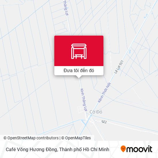 Bản đồ Café Võng Hương Đồng