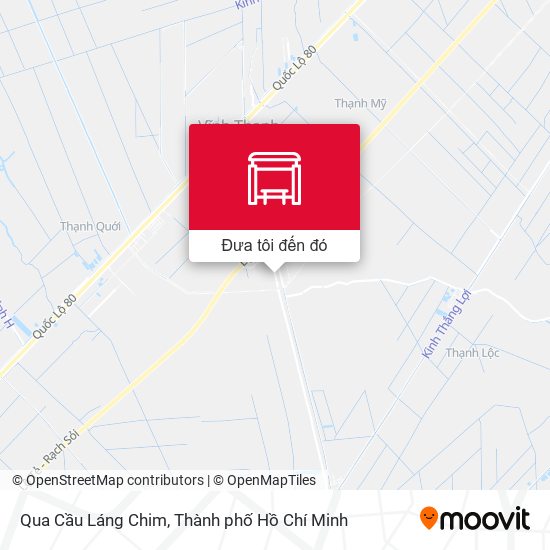 Bản đồ Qua Cầu Láng Chim