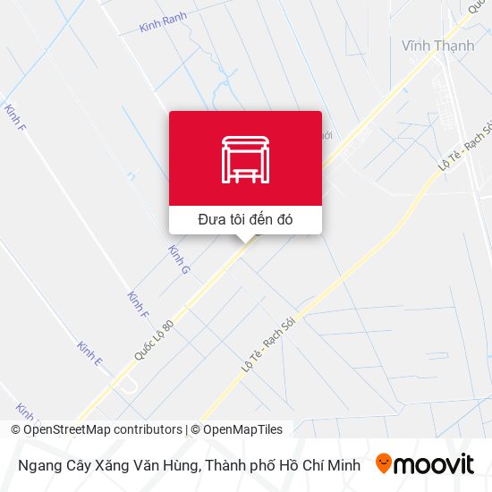 Bản đồ Ngang Cây Xăng Văn Hùng