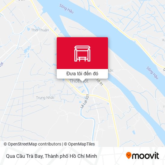 Bản đồ Qua Cầu Trà Bay