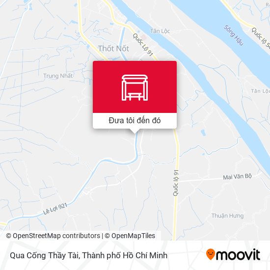 Bản đồ Qua Cống Thầy Tài