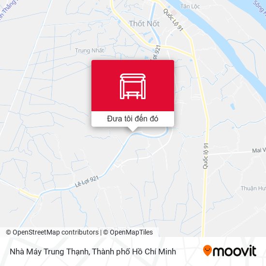 Bản đồ Nhà Máy Trung Thạnh