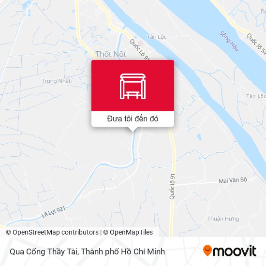 Bản đồ Qua Cống Thầy Tài