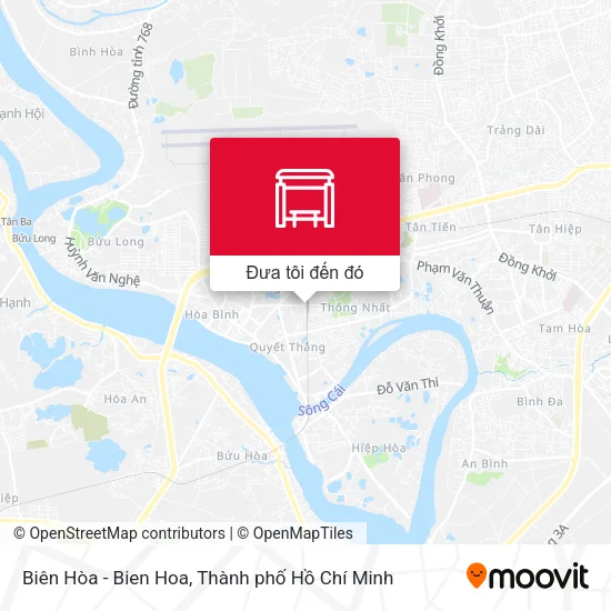 Bản đồ Biên Hòa - Bien Hoa
