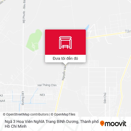 Bản đồ Ngã 3 Hoa Viên NghĩA Trang BìNh Dương